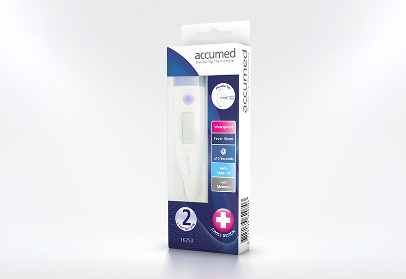 ترمومتر دیجیتال فلکسیبل دهانی TK-250 accumed