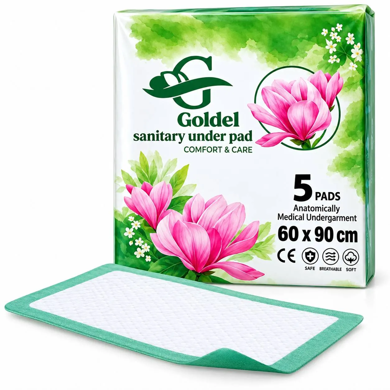 زیرانداز Goldel بسته 5 عددی (ک 150 عددی)  *
